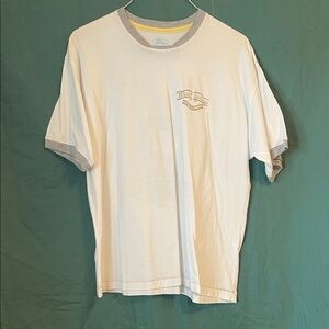 Tommy Bahama men’s  White and Gray T-Shirt